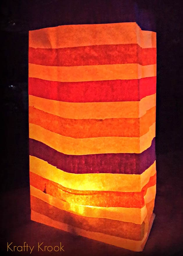 Tissue Paper and Paper Bag Luminaries