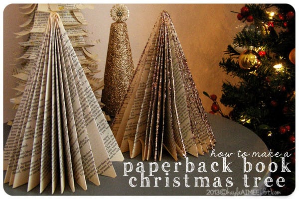 paperbackbookchristmastree