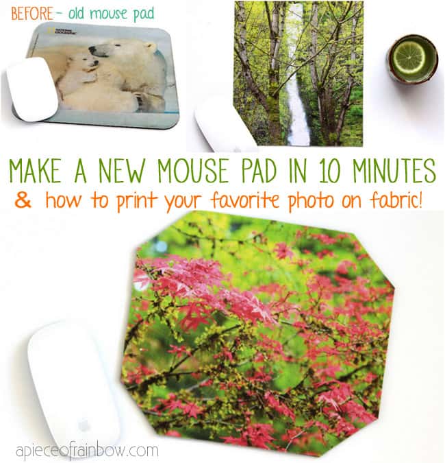 How to make mouse pad | A Piece Of Rainbow