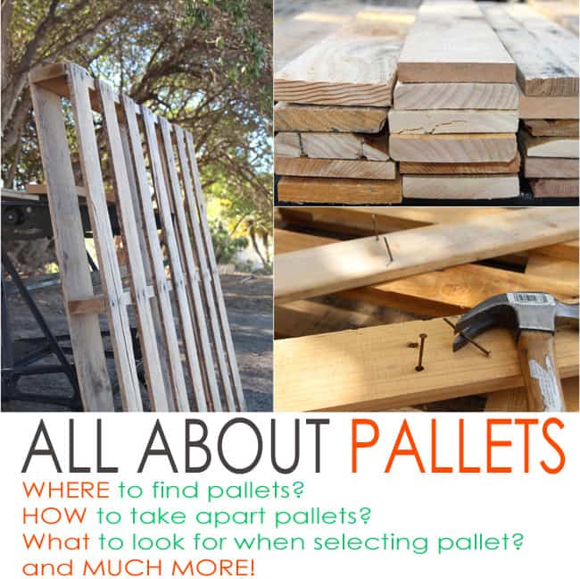  where can I get pallets for free?  how to I dismantle pallets?