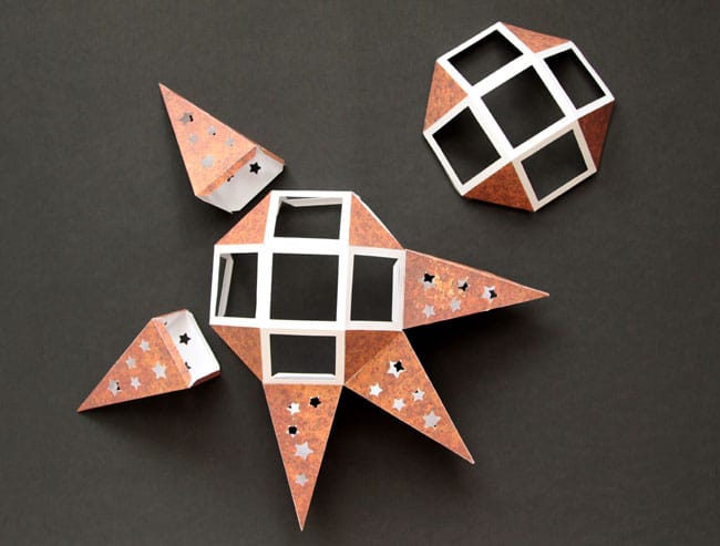 How To Make A Paper Star Lantern It