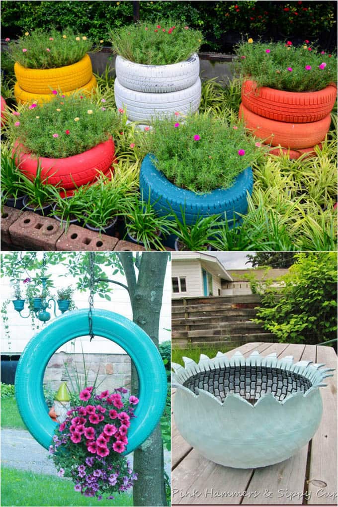  Creative Diy Planter Tutorials How To Turn Anything Into A Planter A Piece Of Rainbow
