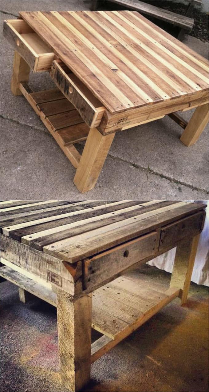 12 Easy Pallet Sofas and Coffee Tables to DIY in One ...