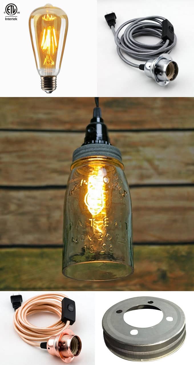 Make Your Own Jar Lights Lid for Mason Jar Lights DIY 
