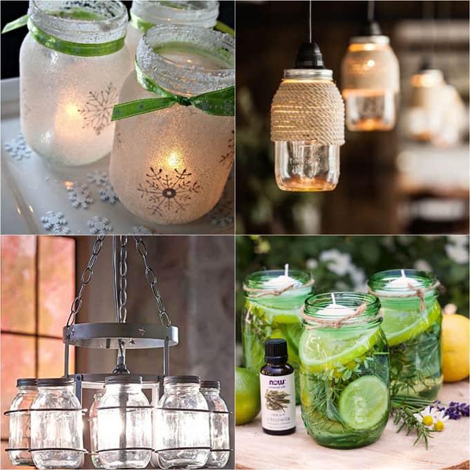 25 beautiful DIY mason jar lights home decor & crafts ideas. Best tutorials on making easy pendants & lanterns with quality kits & supplies!