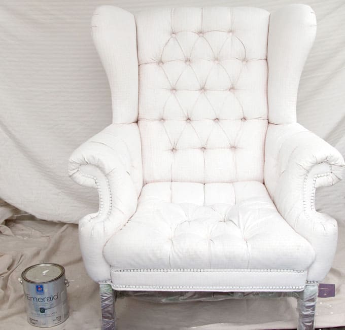 White Fabric Paint/Dye. For clothes, upholstery, furniture, car seats and  more.
