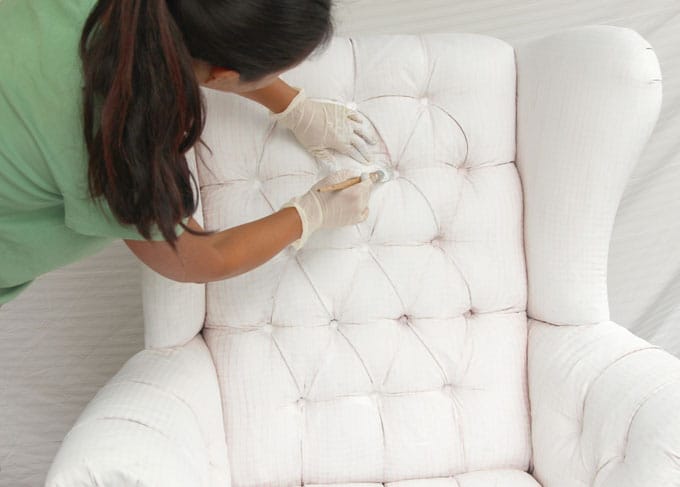 Painting Upholstery (it's easier than you think!) 