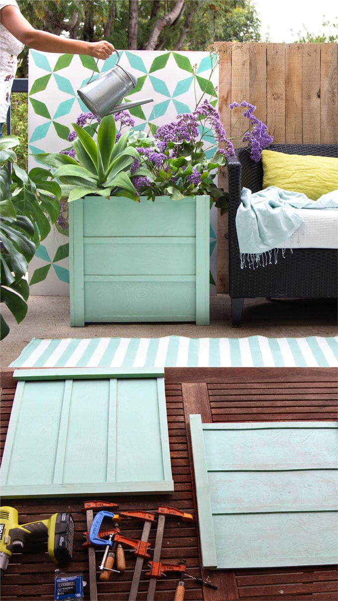 Make Beautiful Wood Planter Boxes ( $10 Easy DIY ) - A Piece Of