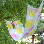 DIY: Easy Tie Dye Blossom Fabric - A Piece Of Rainbow