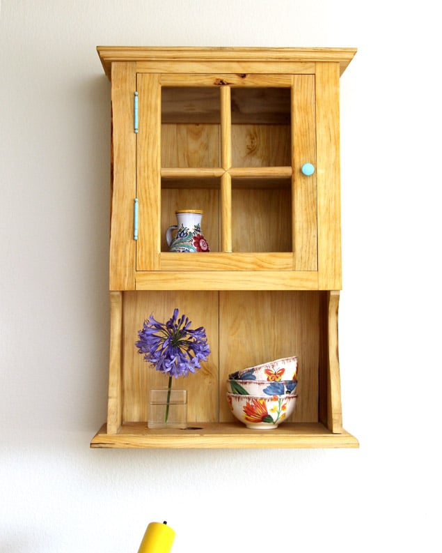 Make Wood Wall Cabinet A Piece Of Rainbow, Small Wooden Wall Cupboard
