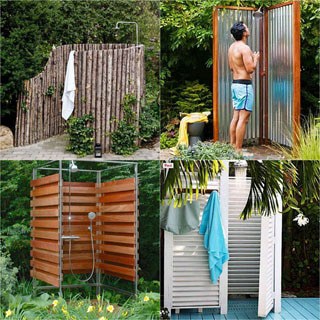 32 inspiring outdoor shower ideas from easy DIY outdoor shower enclosures, creative instant showers, best outdoor shower kits and fixtures, to free building plans and more! Build one today and have the best summer ever!