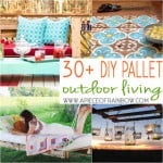 30+ amazing DIY pallet projects for creative and joyful outdoor living! | A Piece Of Rainbow