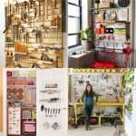 21 great ways to completely organize your workshop or craft room: how to best utilize pegboards, shelving, closet and wall spaces, and much more! - A Piece Of Rainbow