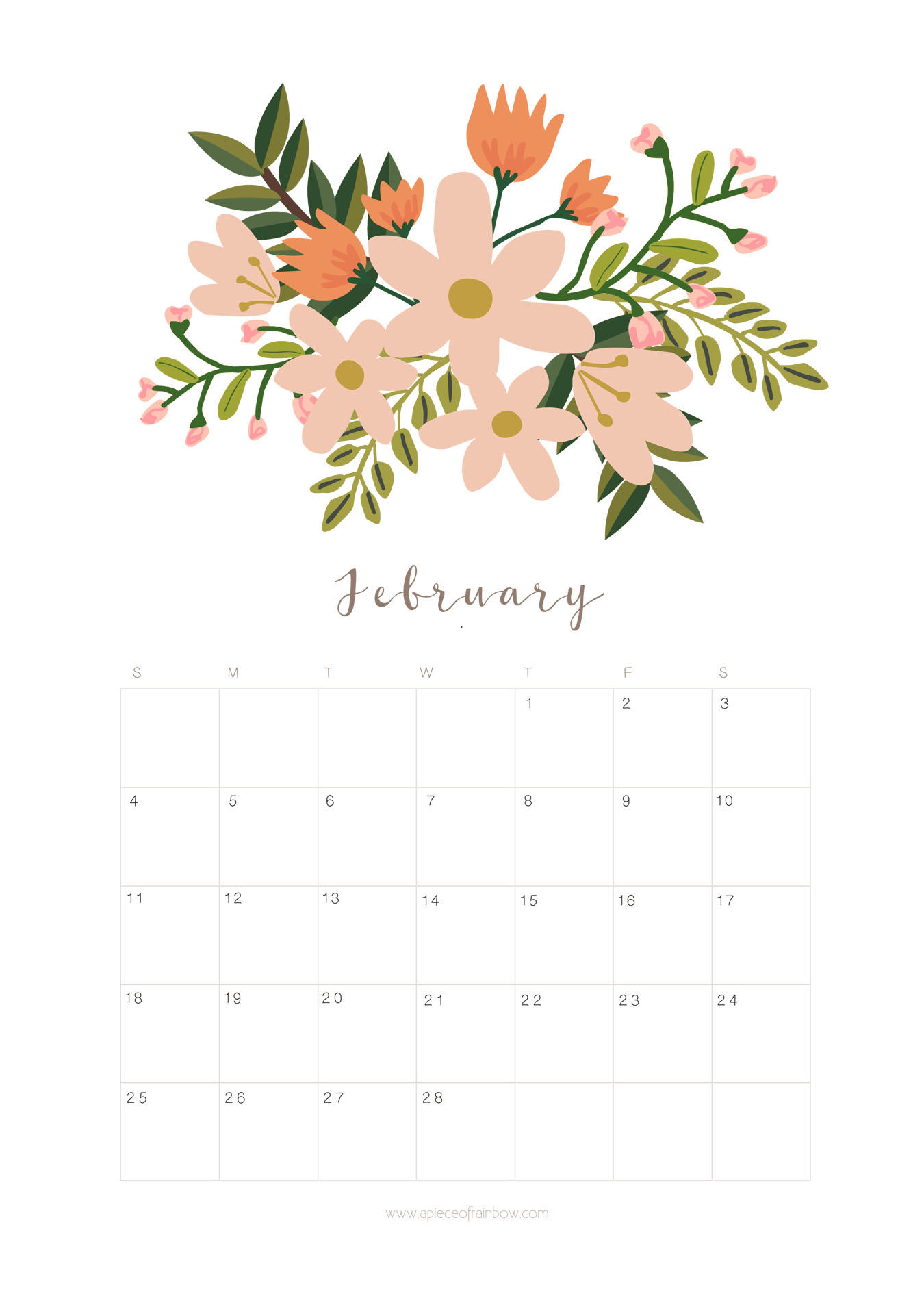 printable-february-2018-calendar-monthly-planner-floral-design-a