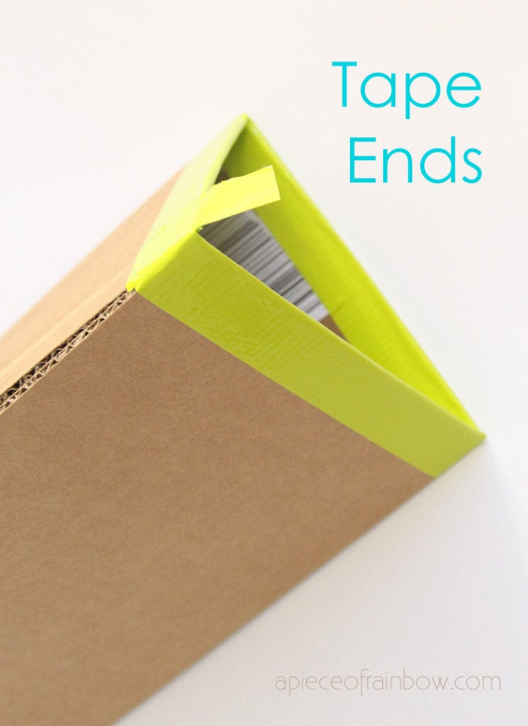 make space saving sturdy DIY shoe rack from cardboard