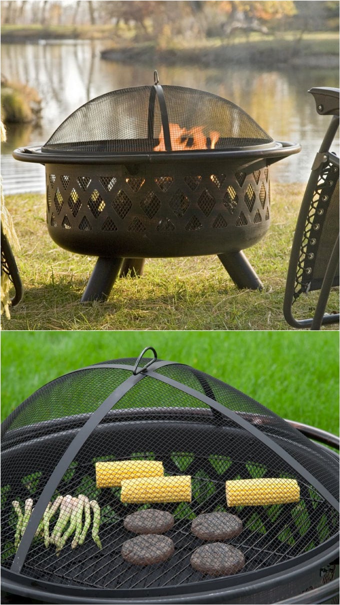 24 Best Outdoor Fire Pit Ideas To Diy, Outdoor Fire Pit Grill Ideas