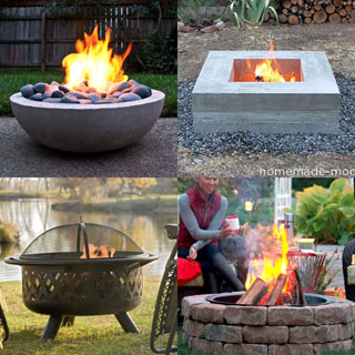 24 Best Outdoor Fire Pit Ideas To Diy, In Ground Wood Burning Fire Pit Kits