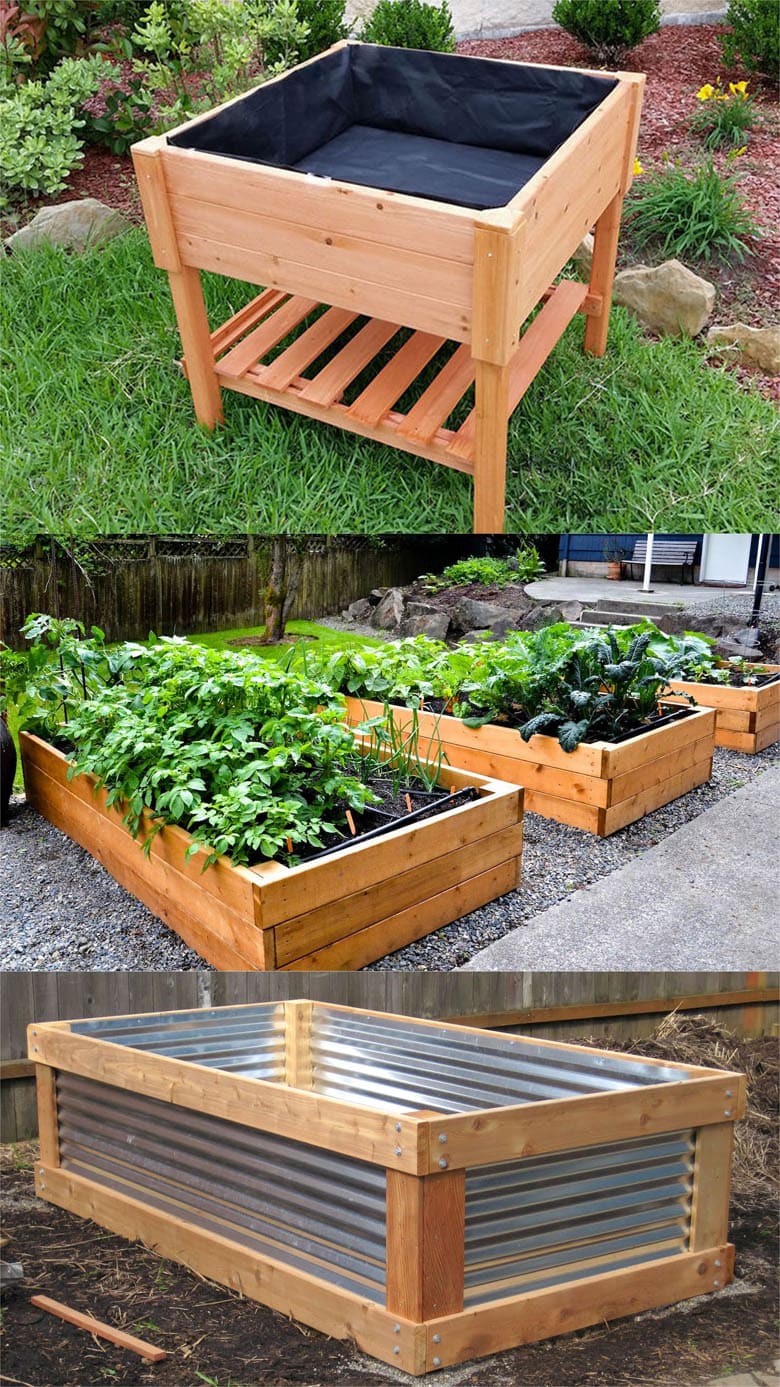 Best Easy DIY Raised Bed Garden Ideas - A Piece Of Rainbow
