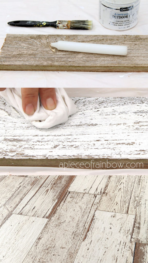 How To Whitewash Wood In 3 Simple Ways, How To Paint And Distress Hardwood Floors