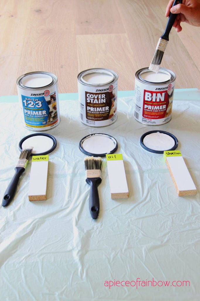 Can you paint water based paint over oil based paint Paint Primer 101 Latex Vs Shellac Vs Oil Based A Piece Of Rainbow