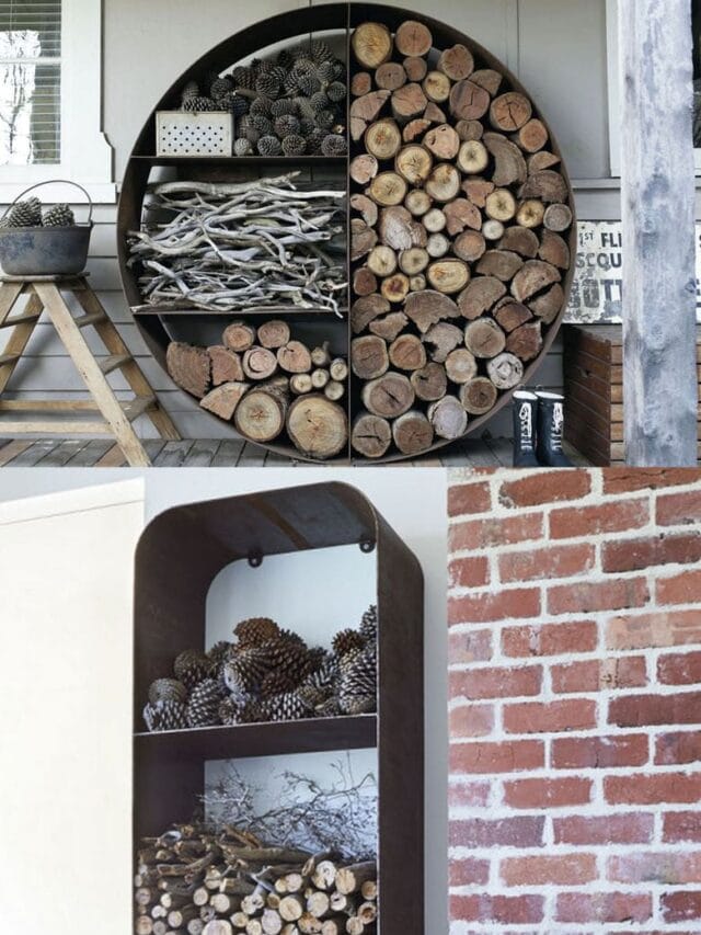 Smart & Fabulous Firewood Rack & Storage Ideas