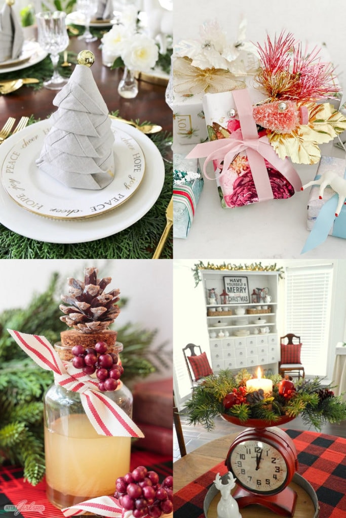 Last minute holiday ideas and tutorials such as fast & easy table decorations, DIY Christmas scents, beautiful gift wrapping, free 2020 calendars, & more!