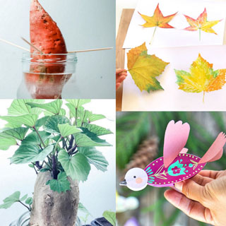 21 creative stay-at-home activities for kids & the whole family: educational project ideas, fun DIY arts and crafts, things to do with simple & free materials!