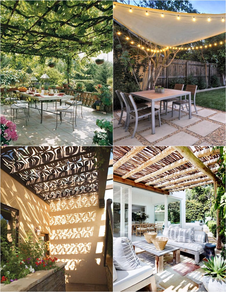 Shade structures landscaping ideas