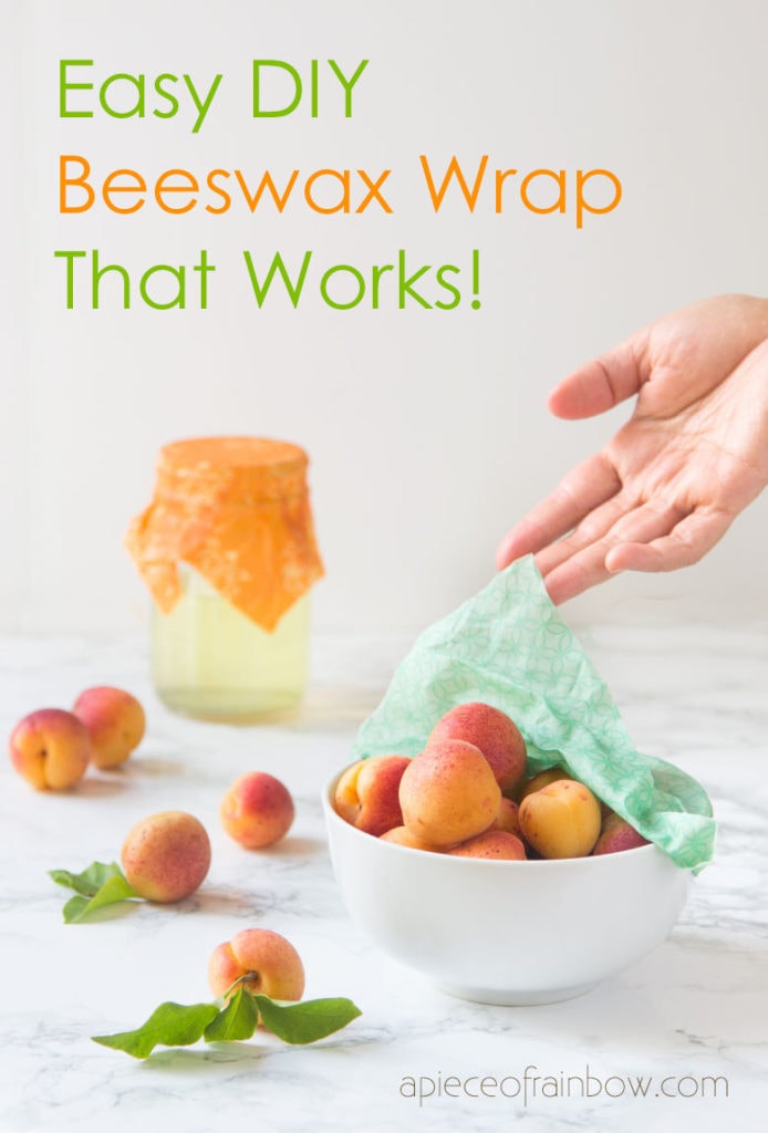 reusable food wraps made with beeswax, pine resin, mineral oil (or jojoba oil)