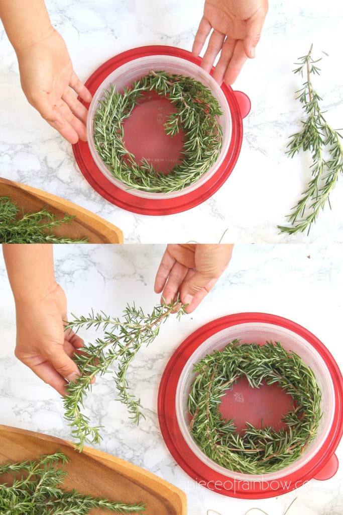 Easy DIY herb wreath