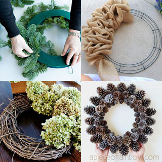 Ultimate guide on how to make a wreath: best ideas for spring to fall & Christmas decorations. Easy step by step tutorials & creative DIY hacks!