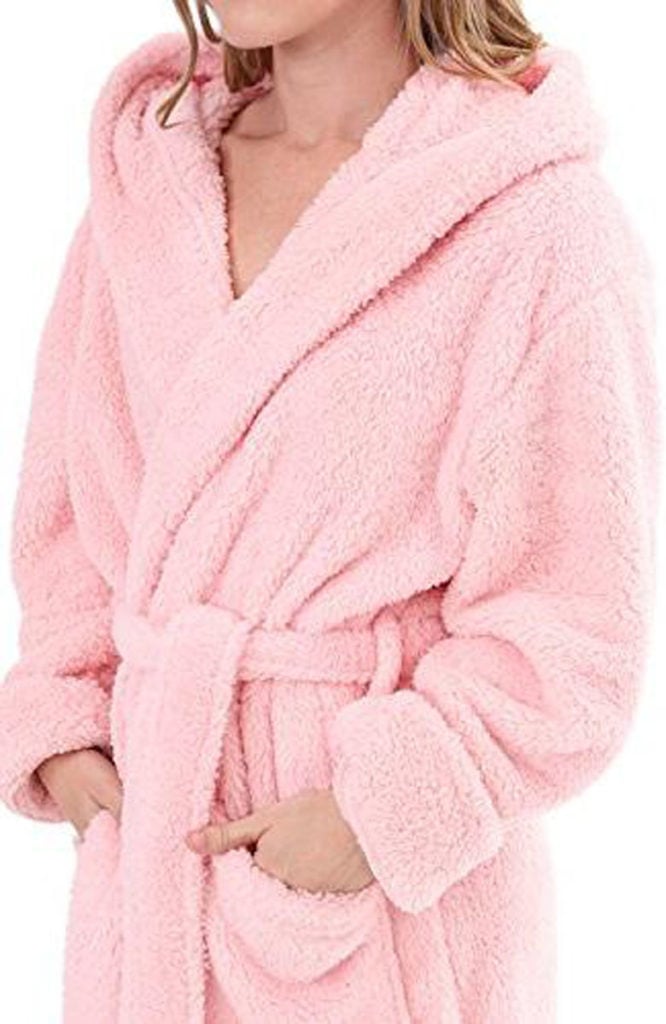 soft plush fleece robe for mom