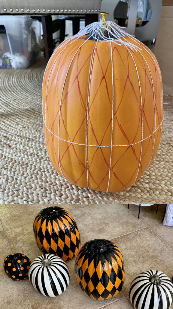 How to paint patterns on a pumpkin