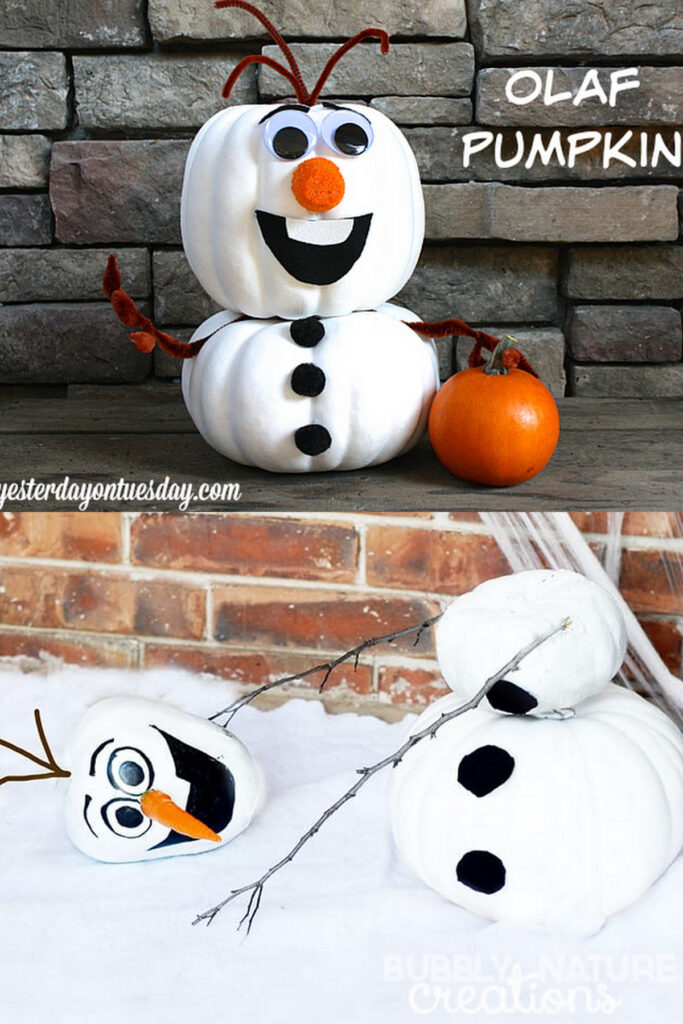 Olaf pumpkin ideas