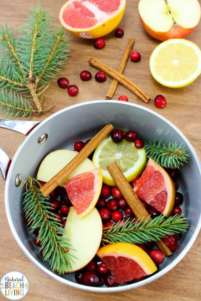 Fresh citrus simmer pot for Christmas & Thanksgiving