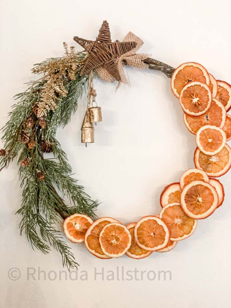 DIY dried Orange wreath 