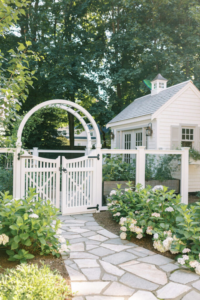 Design a beautiful garden gate