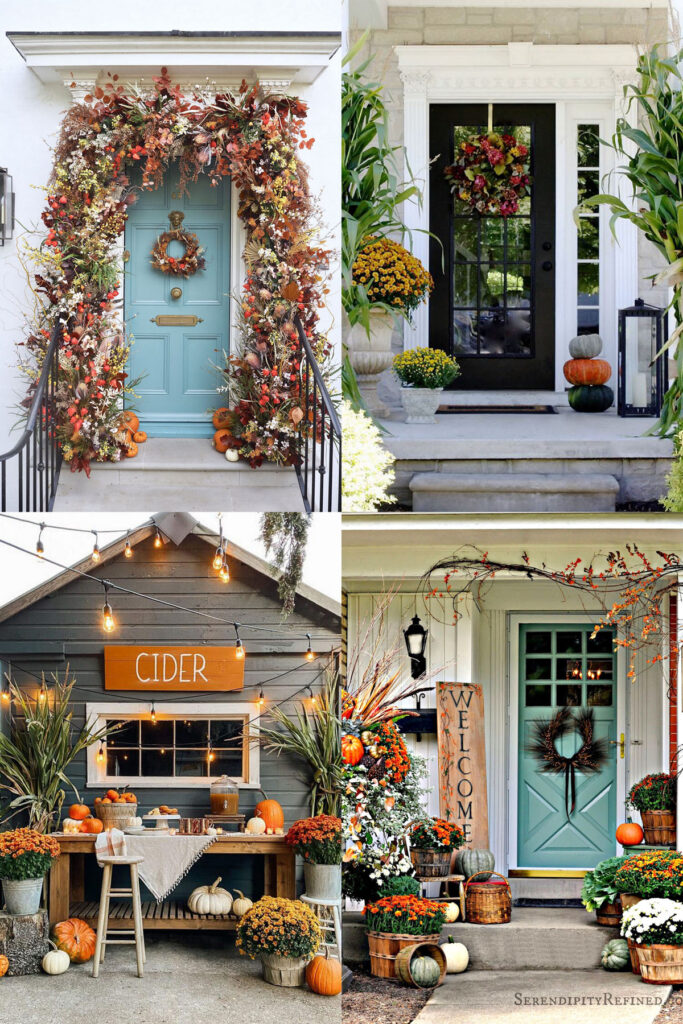 Fall door decoration ideas
