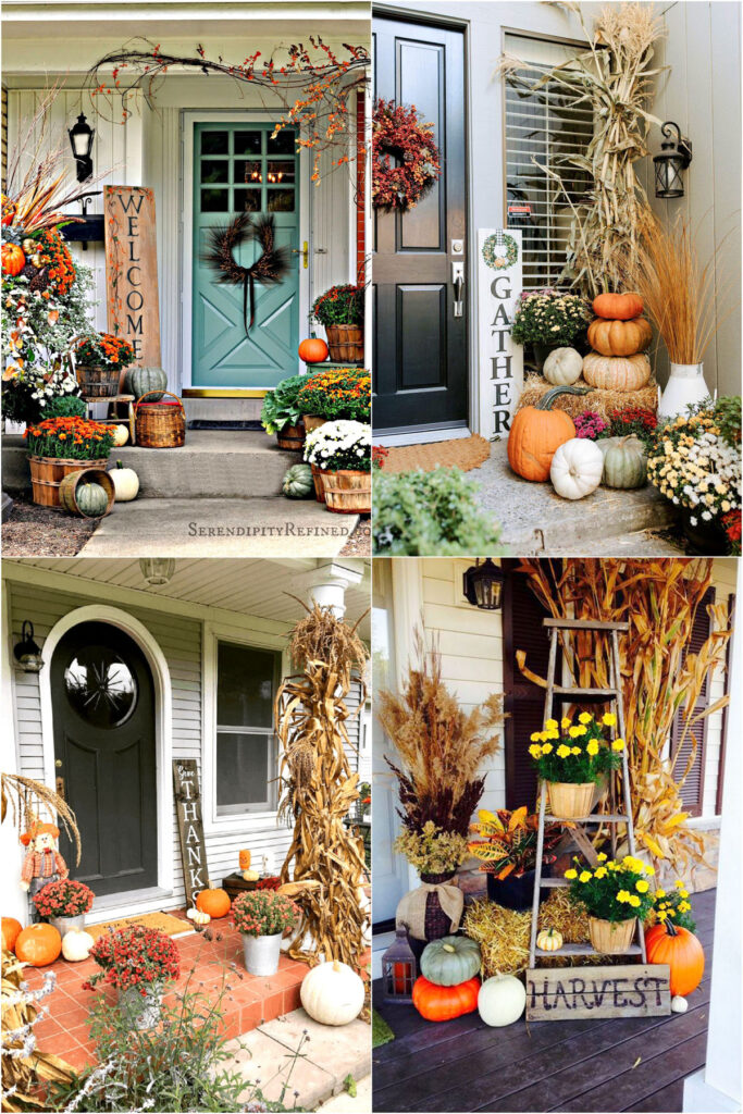 Use wood signs for fall decorating