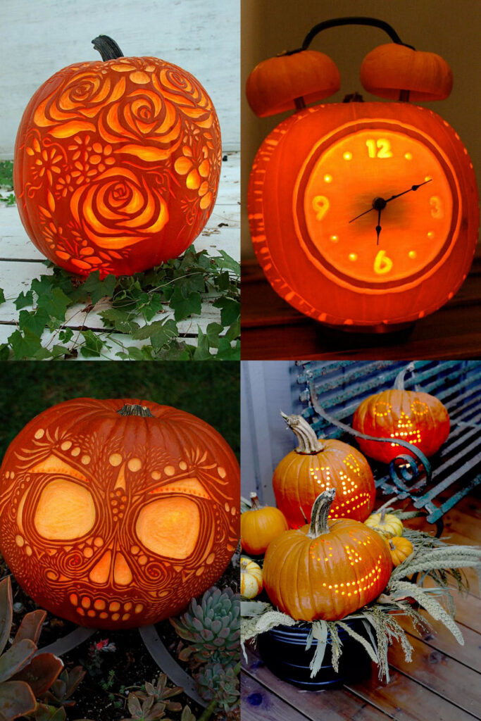 Artistic pumpkin carving ideas