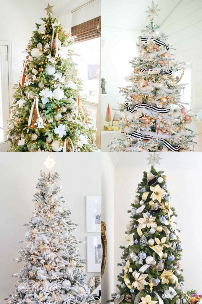 beautiful and easy Christmas tree ribbon ideas and decorating hacks