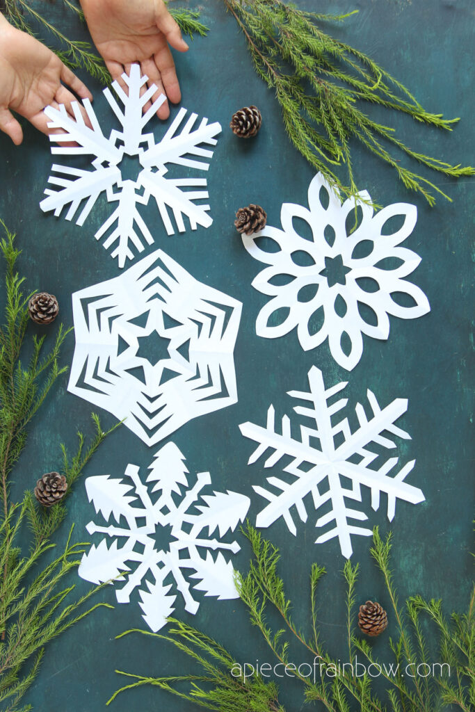 Cut Paper Snowflakes